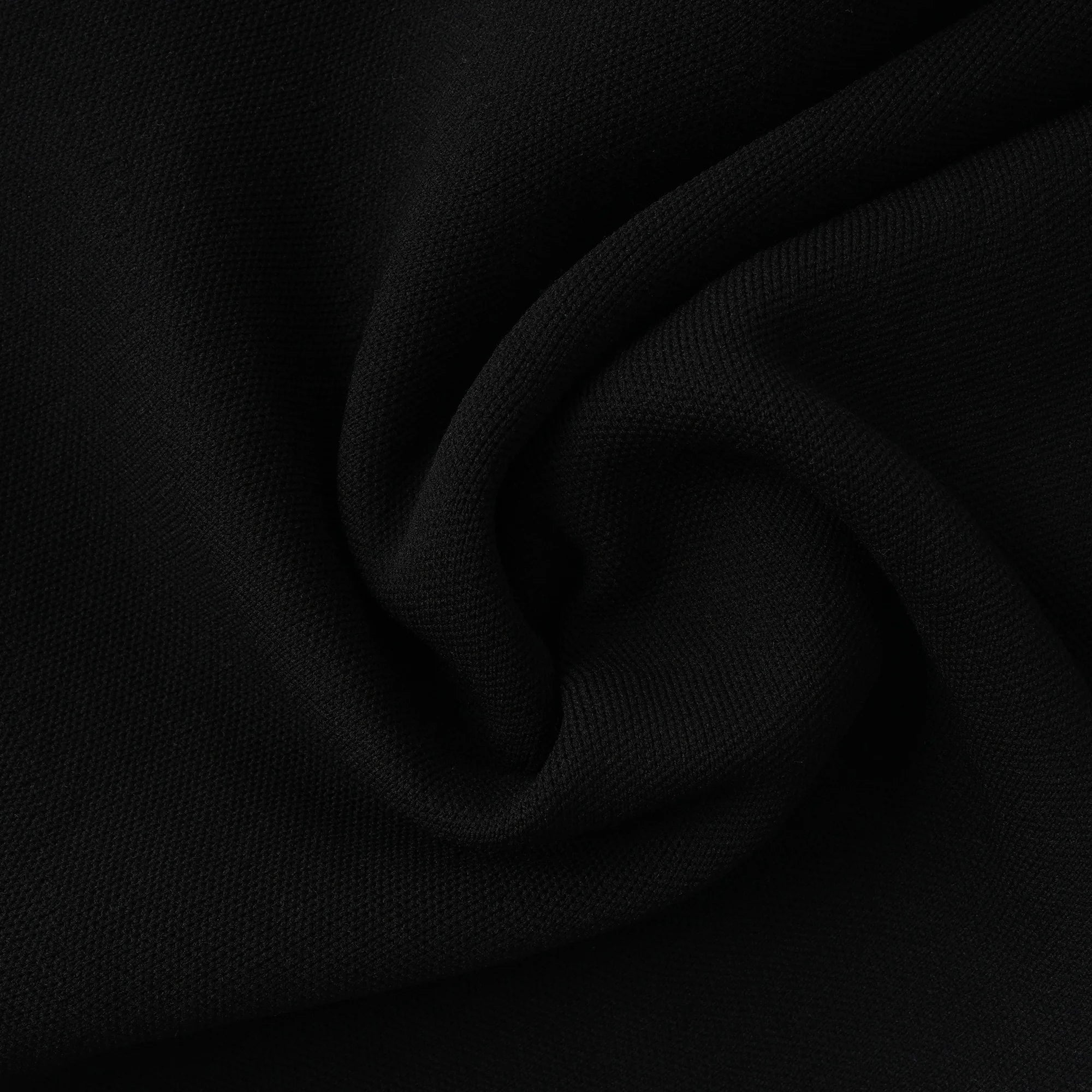 Velarve Women's Black Pleated A-Line Dress, Boat-Neck