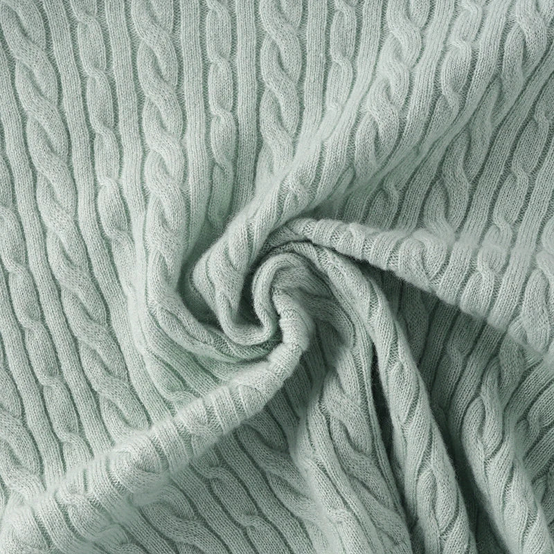 Velarve Women's Light Blue Oversized Pullover Sweater, Batwing Ribbed Knit