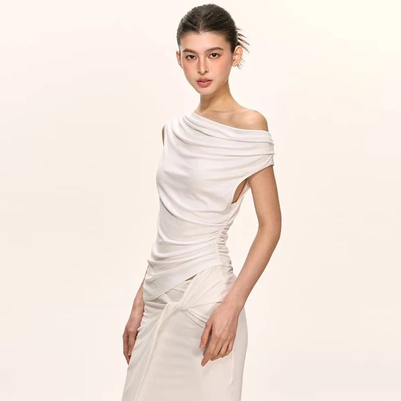 Velarve Women's Corset Maxi Dress, Ruched Bodycon