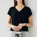 Velarve Women's Viscose V-Neck Cardigan