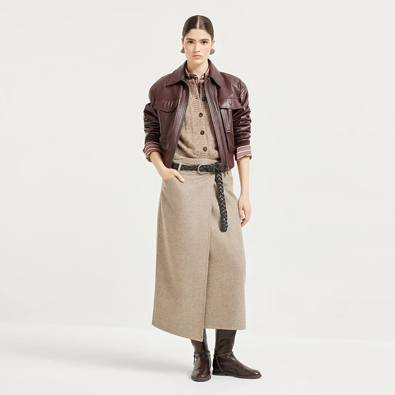 Velarve Women's Khaki Sleeveless Cotton Cardigan, Plain Knit