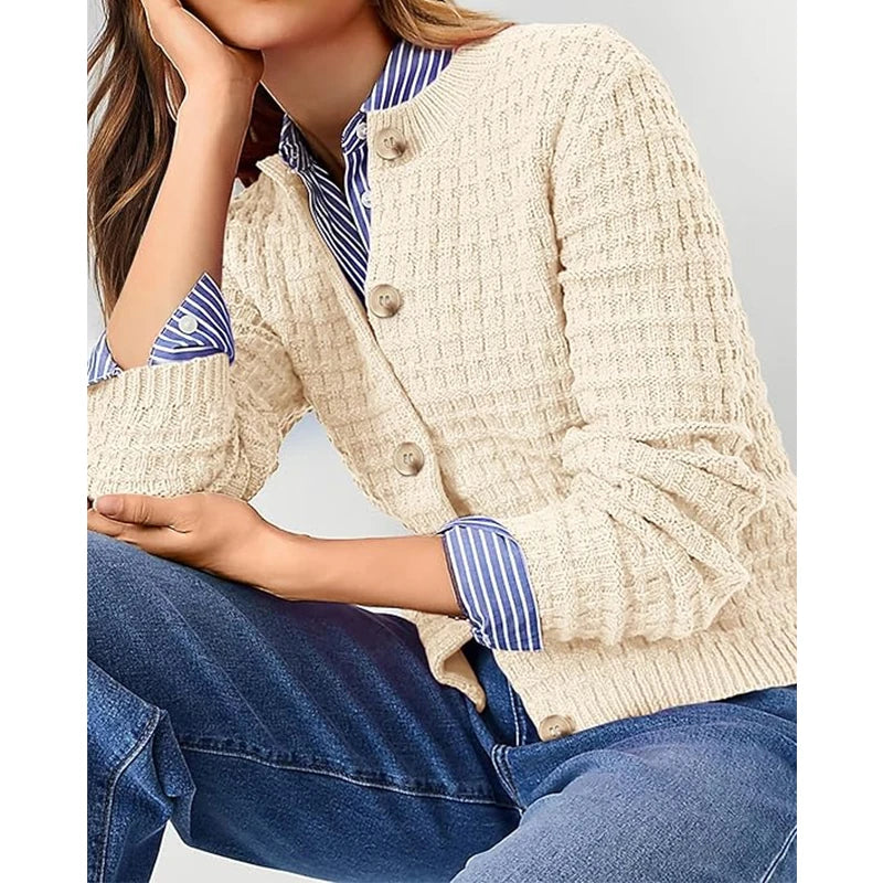 Velarve Women's Oversized Knit Cardigan