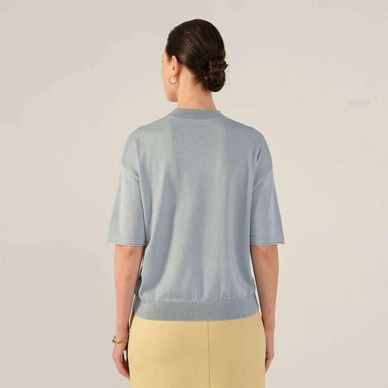Velarve Women's Viscose Crewneck Sweater