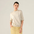 Velarve Women's Viscose Crewneck Sweater, Soft Knit Pullover